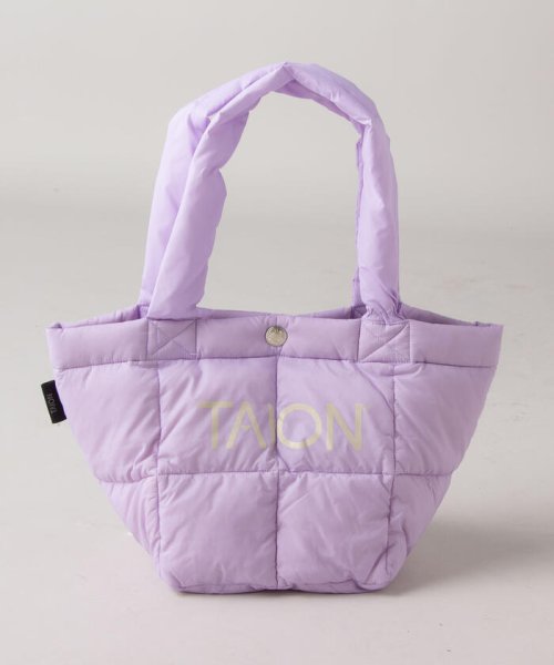 NOLLEY’S(ノーリーズ)/【TAION/ タイオン】◇【WEB限定】DOWN TOTE BAG S/ラベンダー
