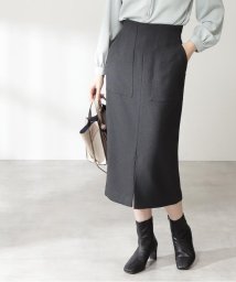 N Natural Beauty Basic(エヌナチュラルビューティベーシック)/カルゼストレッチタイトスカート《S Size Line》/チャコール1