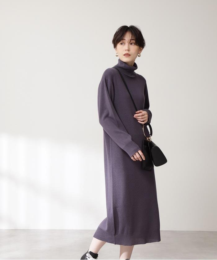 エヌナチュラルビューティベーシック N Natural Beauty Basic ウールベーシックニットワンピースii Magaseek