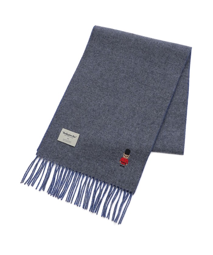 スーパーファインウール バッキンガムベアリバーシブルマフラー(504210806)|HANKYU MEN'S / 阪急メンズ