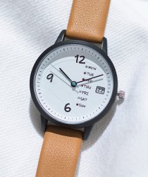SETUP7(SETUP7)/【SETUP7】カレンダー付 日本製ムーブメント フィルモン カジュアル ウォッチ 腕時計 アナログ時計 レディース FW GY028/キャメル