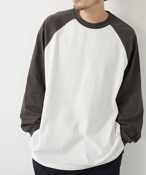 バイカラーラグランロンt コカ Coca Magaseek