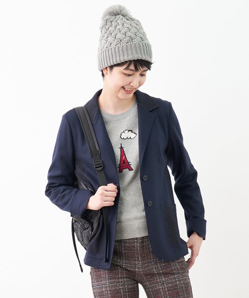 セール Burns Factory ジャージーブレザー キャラ オ クルス Cara O Cruz Magaseek