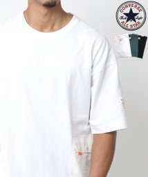 MARUKAWA(マルカワ)/【CONVERSE】コンバース  ポケットT 半袖 無地 Tシャツ メンズ カジュアル シンプル 無地 コットン ポケット Tシャツ 半袖/ホワイト