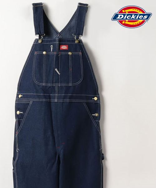 Dickies/ディッキーズ】 デニム オーバーオール /DK100/DK8396 ユニ