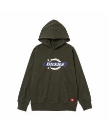 MAC HOUSE(kid's)(マックハウス（キッズ）)/Dickies ディッキーズ 裏毛プリントスウェットプルパーカー 1474－9729/カーキ