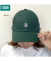 CRB(シーアールビー)/Rイニシャルキャップ/グリーン
