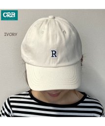 CRB(シーアールビー)/Rイニシャルキャップ/アイボリー