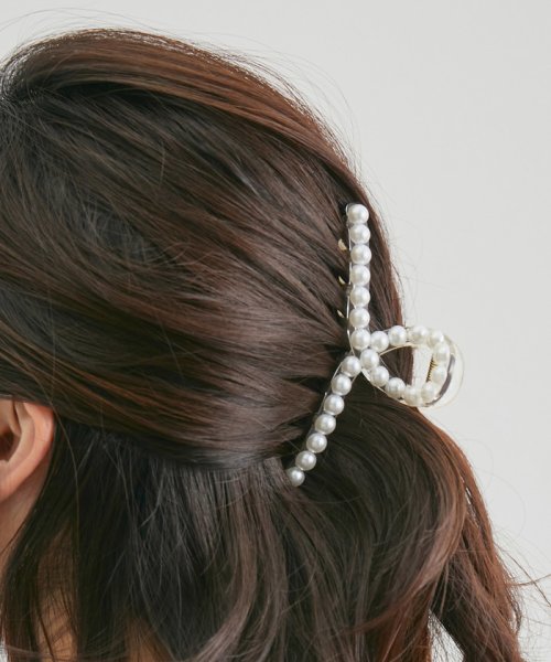 簡単ヘアアレンジ パールヘアクリップ ビス Vis Magaseek