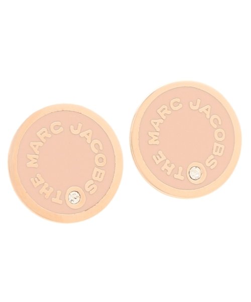 【セール】マークジェイコブス アクセサリー ピアス メダリオン スタッズ ピンクローズゴールド レディース MARC JACOBS