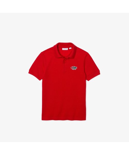 LACOSTE KIDS(ラコステ　キッズ)/ボーイズ ホリデーコレクターエンブレムポロシャツ/レッド