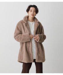 AZUL by moussy(アズールバイマウジー)/FLUFFY CHESTER COAT/BEG