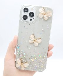 Lace Ladies(レースレディース)/iPhoneケース グリッター バタフライモチーフ/その他