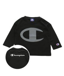 CHAMPION(チャンピオン)/チャンピオンロゴ長袖Tシャツ/ブラック系2