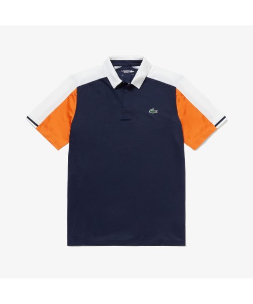 セール ウルトラドライ カラーブロックゴルフポロシャツ ラコステスポーツ メンズ Lacostesports Mens Magaseek