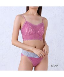 fukuske INTIMATE(フクスケ　インティメイト)/福助 公式 ブラ レディース fukuske INTIMATE レース ブラレット ストラップ 101－002<br> Mサイズ Lサイズ モールドパッド入り /ピンク