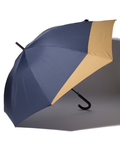 go slow caravan GOODS&SHOES SELECT BRAND(ゴースローキャラバングッズアンドシューズセレクト)/WPC BACK PROTECT UMBRELLA/ネイビー