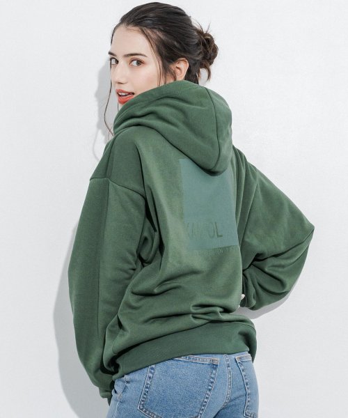 セール ロッキーモンロー Rocky Monroe Kangol カンゴール パーカー プルオーバー メンズ レディース スウェット 裏起毛 バックプリント フーディー ルーズ オーバーサイズ ビッグシルエット Magaseek