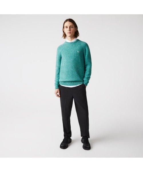 セール ミックスカラーメリノウールニットセーター ラコステ メンズ Lacoste Mens Magaseek