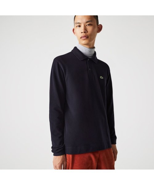 LACOSTE Mens(ラコステ　メンズ)/オーガニックコットンロングスリーブポロシャツ/ブラック