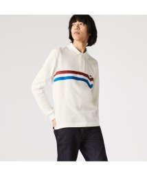 LACOSTE Mens(ラコステ　メンズ)/メイド・イン・フランス 切り替えラインオーガニックコットンポロシャツ/ホワイト