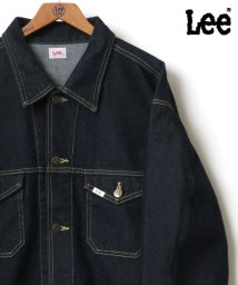 LAZAR(ラザル)/【Lazar】Lee/リー 【LEE LITE】 RIDER JACKET/オーバーサイズ デニム ツイル ライダージャケット/Gジャン －21AW－/ネイビー