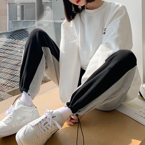 セール 韓国ファッション スウェット パンツ 秋 ミニミニストア Miniministore Magaseek