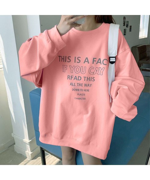 セール ロゴtシャツ レディース 長袖 韓国 ミニミニストア Miniministore Magaseek