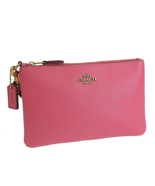 COACH(コーチ)/【Coach(コーチ)】Coach コーチ SMALL WRISTLET ポーチ/ピンク