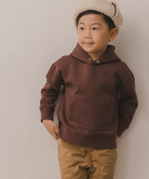 URBAN RESEARCH DOORS（Kids）(アーバンリサーチドアーズ（キッズ）)/プルオーバーフーディ(KIDS)/チョコ