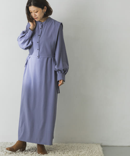 22春夏新作 低身長向け36サイズあり レイヤードシャツワンピース ワンピース ドレス Acersaecuador Com