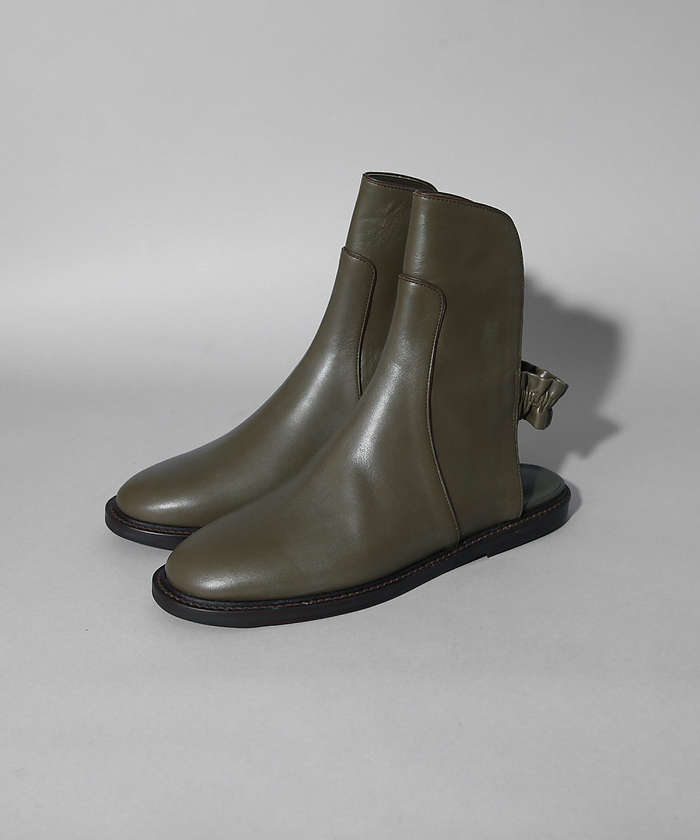 AuBANNISTER thYme/ スリングバックブーツ カーキ 39 AuBANNISTER thYme/ スリングバックブーツ カーキ 39