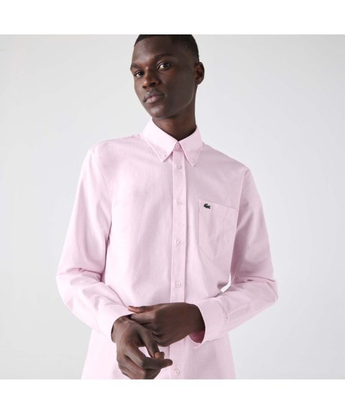 オックスフォードボタンダウンシャツ ラコステ メンズ Lacoste Mens Magaseek