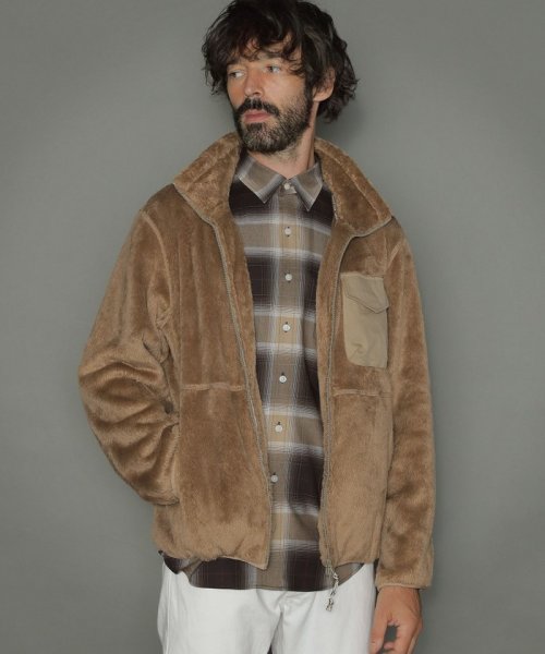 バルキーフリースジップアップブルゾン メンズファッション 阪急百貨店公式通販 阪急 Men S Online Store