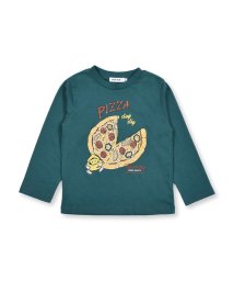 SLAP SLIP(スラップスリップ)/恐竜 くま ピザ 長袖 Tシャツ (80~130cm)/グリーン
