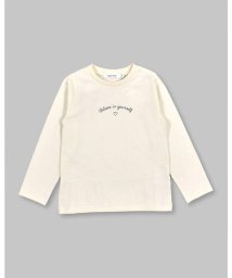 SLAP SLIP(スラップスリップ)/裾 フリル 長袖 Tシャツ (80~130cm)/オフホワイト