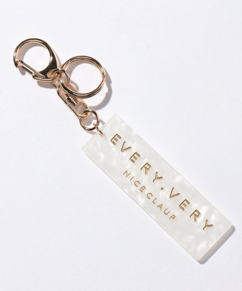 NICE CLAUP OUTLET(ナイスクラップ　アウトレット)/【every very nice claup】キーホルダー/ホワイト
