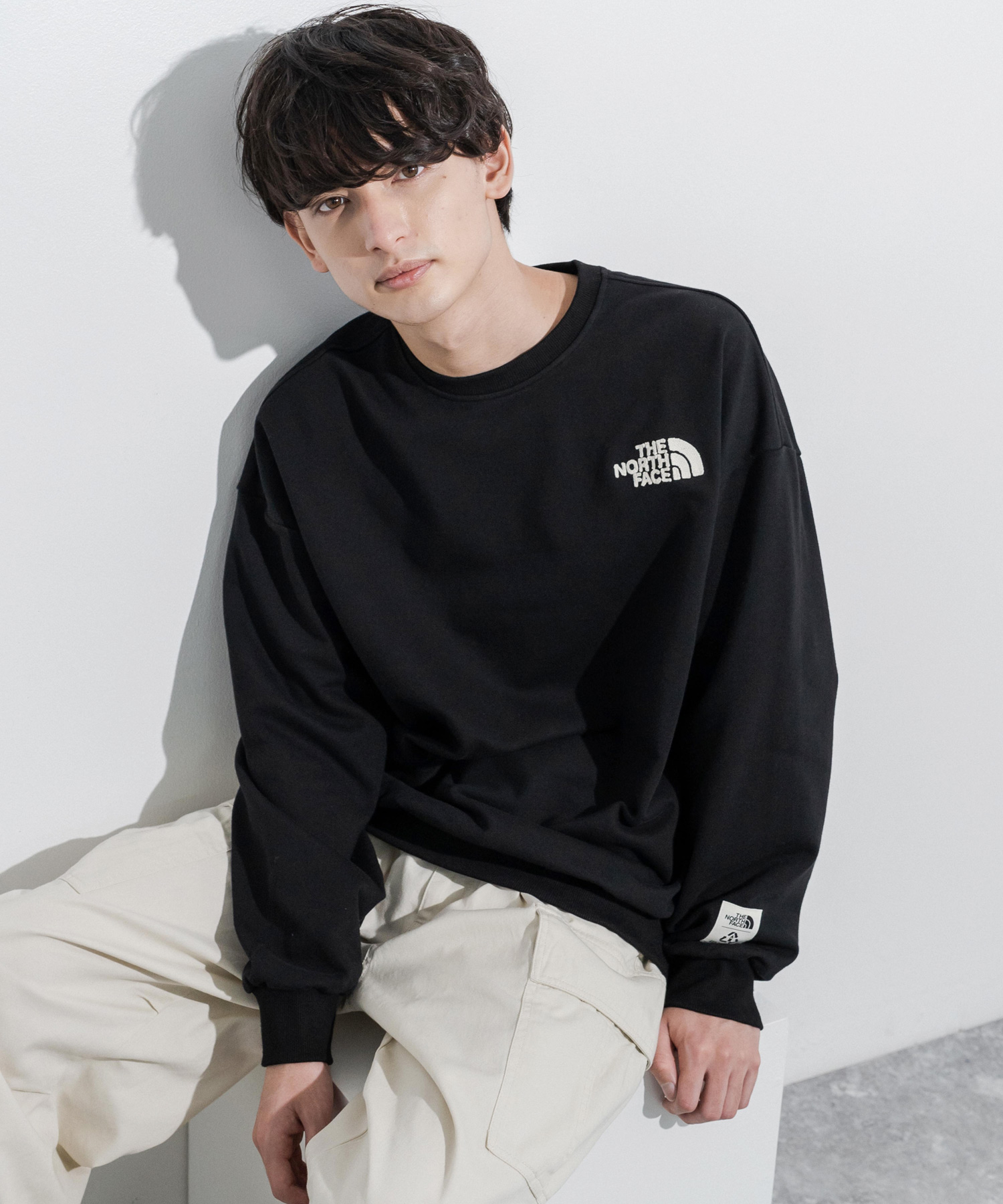 THE NORTH FACE ノースフェイス 韓国 WHITE LABEL ホワイトレーベル ECO BONNEY SWEATSHIRTS メンズ  レディース