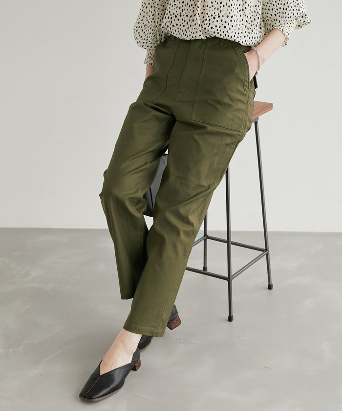 【WEB限定】 CLANE J/W カーゴパンツ 16110-7091 - ワークパンツ/カーゴパンツ