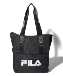 Ranan(ラナン)/[FILA]キルティングトートバッグ/ブラック