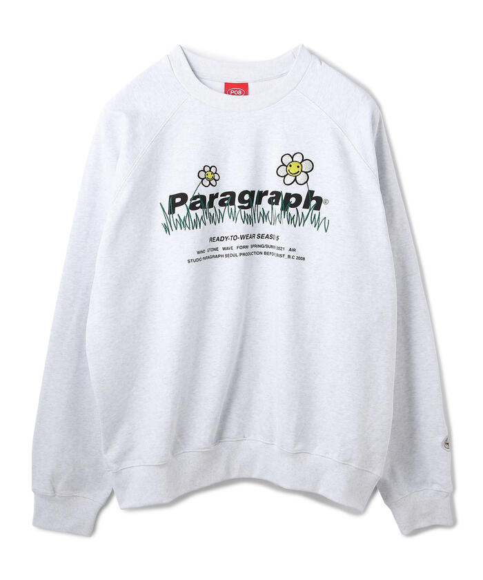 Paragraph/パラグラフ/フラワーロゴプルオーバースウェット/Flower Logo Sweat/PARAGRAPH_NO.35