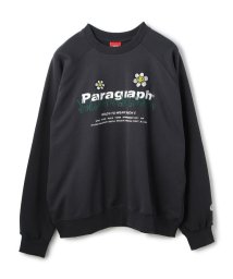 LHP(エルエイチピー)/Paragraph/パラグラフ/フラワーロゴプルオーバースウェット/Flower Logo Sweat/PARAGRAPH_NO.35/CHARCOL