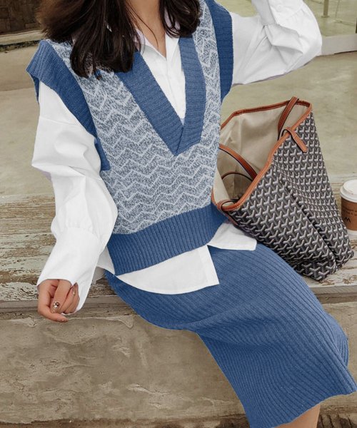 アイモン Aimoon 韓国 セットアップ レディース 秋冬服 Magaseek