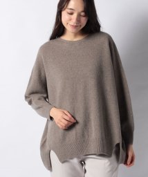 MICA&DEAL(マイカアンドディール)/side slit knit/BEIGE