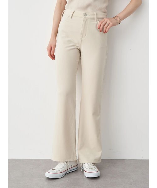 セール Lee Earth フレアニットコールパンツ アースミュージック エコロジー Earth Music Ecology Magaseek