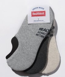 healthknit(ヘルスニット)/【Healthknit / ヘルスニット】「抗菌・防臭効果のある銀イオン加工」3足セット くるぶし丈 アンクル ショート ソックス フットカバー 靴下/マルチ6