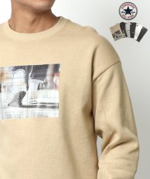 MARUKAWA(マルカワ)/【CONVERSE】コンバース 長袖 ロゴ 刺繍 Tシャツ スウェット カットソー メンズ レディース カジュアル/柄1