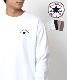 MARUKAWA(マルカワ)/【CONVERSE】コンバース 長袖 ワンポイント ロゴ 刺繍 Tシャツ/ホワイト