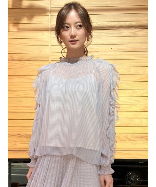 CELFORD×石井美保×＆ROSYコラボ☆ドビーシフォンワンピース