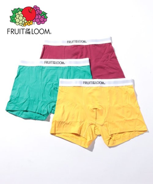 無地 ボクサーパンツ 3P(504283973) フルーツオブザルーム(FRUIT OF THE LOOM) MAGASEEK FRUIT OF THE LOOM (M)FTL_無地